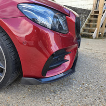 Load image into Gallery viewer, CF Style Carbon Fibre Front Splitter for Mercedes W213 E Class Saloon 16-20
