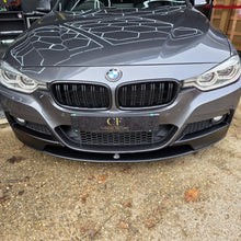 Load image into Gallery viewer, MP Style Matt Black Front Splitter for BMW F30 F31 3 Series M Sport 12-19
