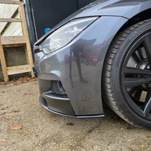 Load image into Gallery viewer, MP Style Matt Black Front Splitter for BMW F30 F31 3 Series M Sport 12-19
