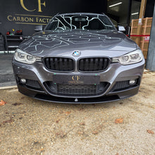 Load image into Gallery viewer, MP Style Matt Black Front Splitter for BMW F30 F31 3 Series M Sport 12-19
