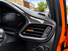Load image into Gallery viewer, Car Enhancements UK - Real Carbon Fibre Dash &amp; Centre Console Surround Trim (MK8 / MK8.5 Fiesta &amp; MK2 Puma)
