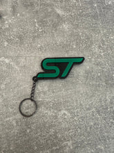 Load image into Gallery viewer, 4D ST Logo Keychain for Ford – Gloss Black with Custom Colour Options | CEUK

