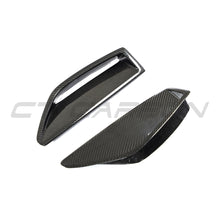 Load image into Gallery viewer, AUDI RS6/RS7 C8 AVANT CARBON FIBRE FRONT BUMPER VENT TRIM
