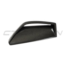Load image into Gallery viewer, AUDI RS6/RS7 C8 AVANT CARBON FIBRE FRONT BUMPER VENT TRIM
