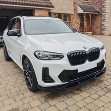 Load image into Gallery viewer, V Style Gloss Black Front Splitter for BMW G01 X3 IX3 G02 X4 LCI 22-24
