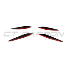 Load image into Gallery viewer, BMW G87 M2 CARBON FIBRE FRONT BUMPER CANARDS
