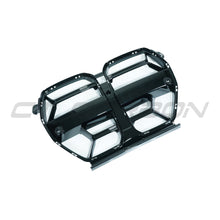 Load image into Gallery viewer, BMW M3 &amp; M4 G80/G81/G82/G83 GLOSS BLACK GRILLE - CSL STYLE
