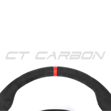 Load image into Gallery viewer, BMW Gxx LCI ALCANTARA FLAT BOTTOM CUSTOM STEERING WHEEL
