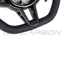 Load image into Gallery viewer, BMW Gxx LCI LEATHER FLAT BOTTOM CUSTOM STEERING WHEEL

