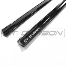 Load image into Gallery viewer, VOLKSWAGEN POLO MK5 2014-2017 GLOSS BLACK SIDE SKIRTS
