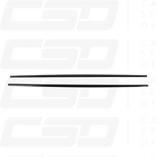 Load image into Gallery viewer, VOLKSWAGEN POLO MK6 2017-2020 GLOSS BLACK SIDE SKIRTS
