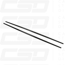 Load image into Gallery viewer, VOLKSWAGEN POLO MK6 2017-2020 GLOSS BLACK SIDE SKIRTS
