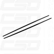 Load image into Gallery viewer, VOLKSWAGEN POLO MK6 2017-2020 GLOSS BLACK SIDE SKIRTS
