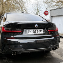 Load image into Gallery viewer, V Style Carbon Fibre Rear Diffuser for BMW 3 Series G20 G21 Pre-LCI M Sport 19-22
