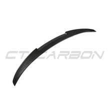 Load image into Gallery viewer, BMW 4 SERIES G26 &amp; i4 CARBON FIBRE SPOILER - V STYLE
