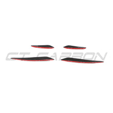Load image into Gallery viewer, AUDI RS3 8Y CARBON FIBRE FRONT BUMPER CANARDS - CT DESIGN
