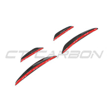 Load image into Gallery viewer, AUDI RS3 8Y CARBON FIBRE FRONT BUMPER CANARDS - CT DESIGN

