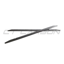 Load image into Gallery viewer, BMW M3 G80/G81 CARBON FIBRE SIDE SKIRT EXTENSIONS

