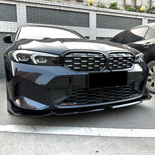 Load image into Gallery viewer, MP Style Gloss Black Front Splitter for BMW 3 Series G20 G21 LCI 23-Present
