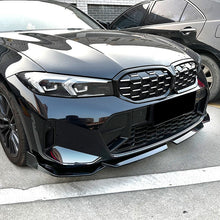 Load image into Gallery viewer, MP Style Gloss Black Front Splitter for BMW 3 Series G20 G21 LCI 23-Present
