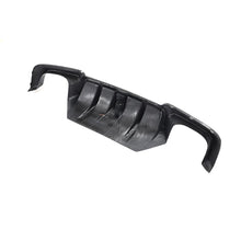 Load image into Gallery viewer, LED Style Carbon Fibre Rear Diffuser for BMW F10 5 Series 10-17
