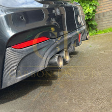 Load image into Gallery viewer, LED Style Carbon Fibre Rear Diffuser for BMW F22 2 Series M Sport 14-21
