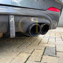Load image into Gallery viewer, LED Style Carbon Fibre Rear Diffuser for BMW F22 2 Series M Sport 14-21

