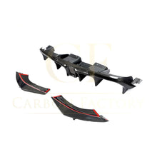 Load image into Gallery viewer, LED Style Carbon Fibre Rear Diffuser for BMW F87 F87C M2 16-21
