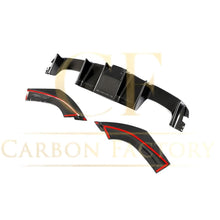 Load image into Gallery viewer, LED Style Carbon Fibre Rear Diffuser for BMW F87 F87C M2 16-21
