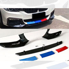Load image into Gallery viewer, M5 Style Gloss Black Front Splitter for BMW G30 G31 5 Series Pre-LCI 17-20
