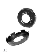 Load image into Gallery viewer, MMX S65 VANOS Cover Set, Billet Aluminium Cam Phaser End Caps Timing Adjuster Covers for BMW M3 S65B40 E90 E92 E93
