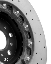 Load image into Gallery viewer, MMX Carbon Ceramic Rear Brake Discs 370x24mm Two-Piece Replacement Rotors for BMW G8X M3/M4 G80 G81 G82 G83 Rear Axle
