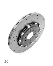 Load image into Gallery viewer, MMX Carbon Ceramic Rear Brake Discs 370x24mm Two-Piece Replacement Rotors for BMW G8X M3/M4 G80 G81 G82 G83 Rear Axle
