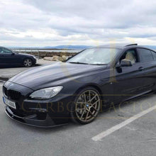 Load image into Gallery viewer, MP Style Carbon Fibre Front Splitter for BMW F06 F12 F13 6 Series 11-18
