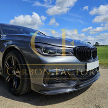 Load image into Gallery viewer, MP Style Carbon Fibre Front Splitter for BMW G11 7 Series 15-18
