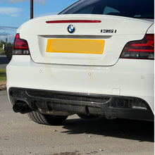 Load image into Gallery viewer, MP Style Carbon Fibre Rear Diffuser Twin Exhaust for BMW E82 E88 1 Series 04-13
