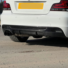 Load image into Gallery viewer, MP Style Carbon Fibre Rear Diffuser Twin Exhaust for BMW E82 E88 1 Series 04-13

