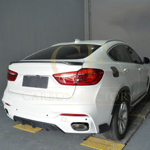 Load image into Gallery viewer, MP Style Carbon Fibre Rear Diffuser for BMW F16 X6 14-18
