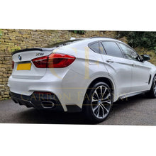 Load image into Gallery viewer, MP Style Carbon Fibre Rear Diffuser for BMW F16 X6 14-18

