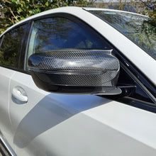 Load image into Gallery viewer, MP Style Carbon Fibre Replacement Mirror Covers for BMW G20 3 Series 17-25
