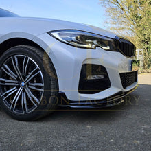 Load image into Gallery viewer, MP Style Gloss Black Front Splitter for BMW 3 Series G20 G21 Pre-LCI 19-21
