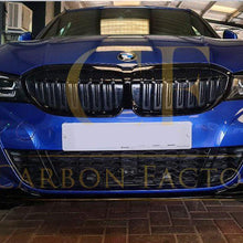 Load image into Gallery viewer, MP Style Gloss Black Front Splitter for BMW 3 Series G20 G21 Pre-LCI 19-21
