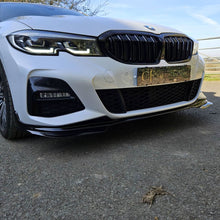 Load image into Gallery viewer, MP Style Gloss Black Front Splitter for BMW 3 Series G20 G21 Pre-LCI 19-21
