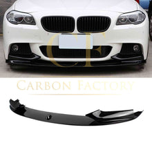 Load image into Gallery viewer, MP Style Gloss Black Front Splitter for BMW F10 F11 5 Series 10-17
