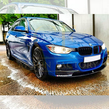 Load image into Gallery viewer, MP Style Gloss Black Front Splitter for BMW F30 F31 3 Series M Sport 12-19
