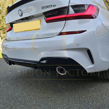 Load image into Gallery viewer, MP Style Gloss Black Rear Diffuser Dual Exhaust for BMW 3 Series G20 G21 Pre-LCI 19-22
