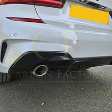 Load image into Gallery viewer, MP Style Gloss Black Rear Diffuser Dual Exhaust for BMW 3 Series G20 G21 Pre-LCI 19-22
