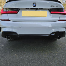 Load image into Gallery viewer, MP Style Gloss Black Rear Diffuser Dual Exhaust for BMW 3 Series G20 G21 Pre-LCI 19-22
