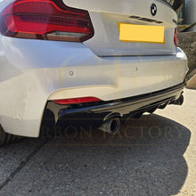 Load image into Gallery viewer, MP Style Gloss Black Rear Diffuser Dual Exhaust for BMW F22 2 Series M Sport 14-Present
