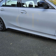 Load image into Gallery viewer, MP Style Gloss Black Side Skirts for BMW 3 Series G20 G21 19-Present
